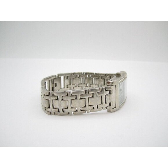 Women Anne Klein Quartz Analog 21mm Dial Tank Style Watch (G677) "New Battery" - Picture 4 of 9